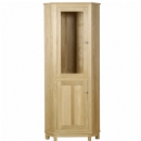 Winchester solid oak tall corner unit with