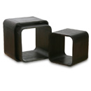 FurnitureToday Zenon Dark Cube Set