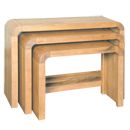 FurnitureToday Zenon Oak Console Set