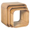 FurnitureToday Zenon oak Cube Set