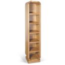FurnitureToday Zenon Oak Tall Shelf Cabinet