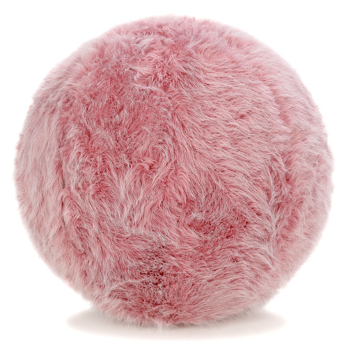 Furriball 65cm Swiss ball cover - Pink Long