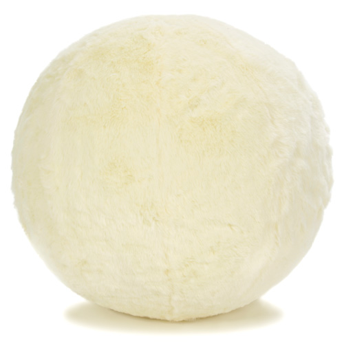 65cm Swiss ball cover - Short Cream Hair
