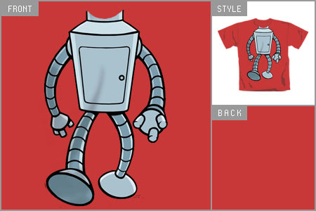 Futurama (The Big Bender) T-shirt brv_11985000_P