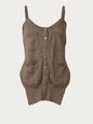 FUTURE CLASSICS KNITWEAR BEIGE 8 UK FC-T-629-VEST
