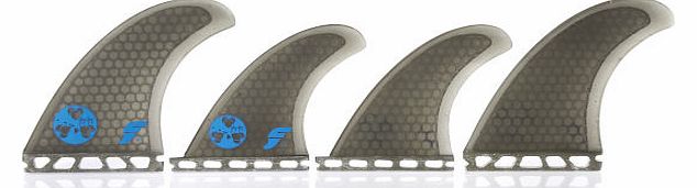 Futures Gerry Lopez GL1 Quad Fin Set - Smoke