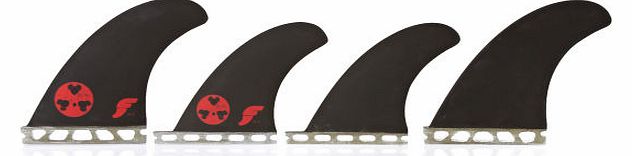 Futures Gerry Lopez GL2 Quad Fin Set - Smoke