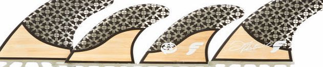 Futures Rasta Honey Comb Quad Fin Set -