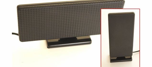 Futuristix Flat Panel Digital Indoor TV Antenna With 38dB Gain amp; Signal Digital Amplifier