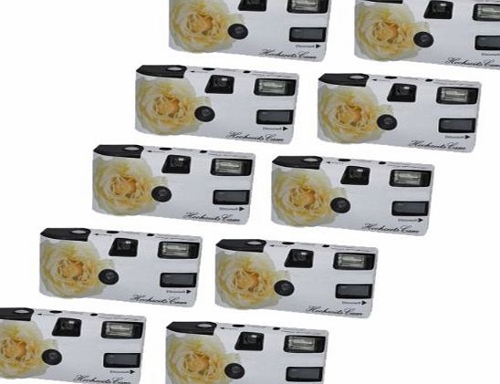 FV-Sonderleistung 1EFLHC1-10 Disposable Wedding Reception Cameras Pack of 10 White