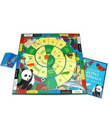 G B G Junior Alpha Animals Board Game