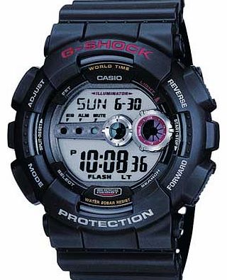 by Casio Mens 5 Alarm World Time Watch