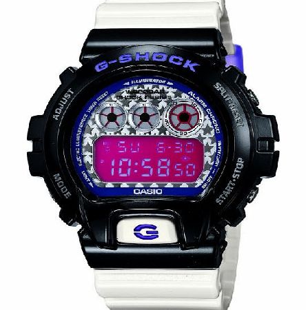 G-Shock Crazy Colour Watch - Black Head White Band