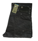G-Star Black Straight Leg Button Fly Jeans (Men Jack Pant)
