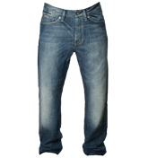 G-Star Blue Straight Leg Jeans - 34` Leg