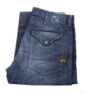 G-Star Dark Denim Straight Leg Jeans (Harver)