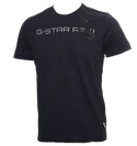 G-Star Dark Navy T-Shirt with Rubber Logo