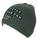 G-Star Grey Cotton Beanie Hat