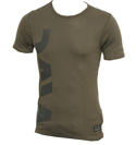 Khaki T-Shirt with Printed Logo
