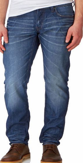 G-Star Mens G-star 3301 Low Tapered Jeans - Medium Aged