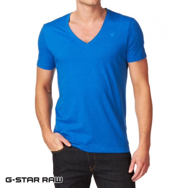 G-Star Mens G-Star Base V 2 Pack T-Shirt - Deep Ink