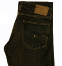 Mens G-Star Dark Denim Button Fly Jeans - 32 Leg