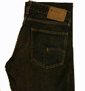 Mens G-Star Dark Denim Button Fly Jeans - 34 Leg
