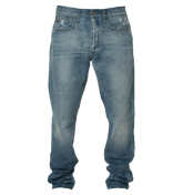 G-Star Mid Blue Straight Leg Jeans