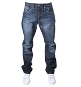 G-Star Mid Denim Button Fly Jeans (3301 Classic)