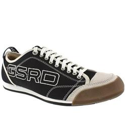 G-Star Raw Male G-Star Raw Stamp Mash Fabric Upper Fashion Trainers in Black and White