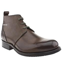 G-Star Raw Male M.i. Insider Leather Upper Casual Boots in Dark Brown