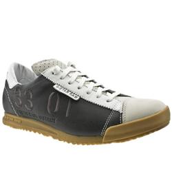 G-Star Raw Male Refract Leather Upper Fashion Trainers in Dark Grey