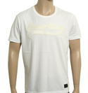 G-Star White T-Shirt with Large Logo