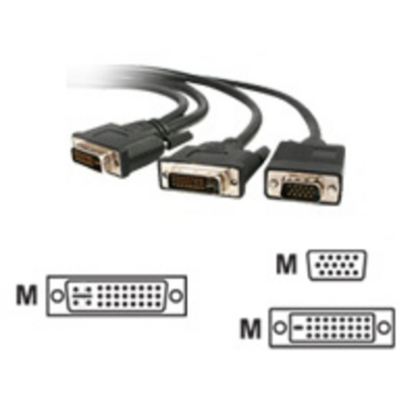 Startech DVI to DVI + VGA splitter cable