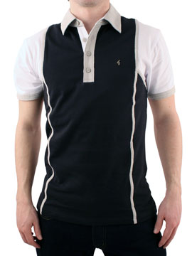 Gabicci Vintage Black Polo Shirt
