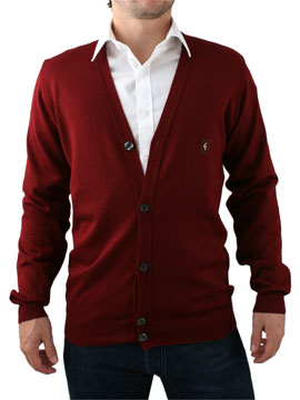 Gabicci Vintage Burgundy Cardigan