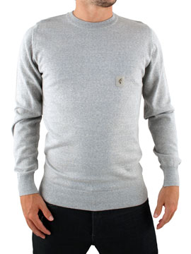 Gabicci Vintage Grey Crew Neck Knit