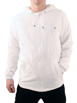 Gabicci Vintage White Zip Thru Jacket