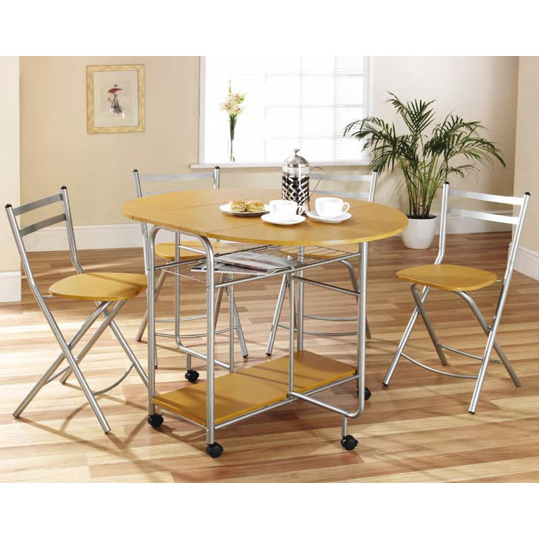 Gablemere Ltd Stowaway Dining Set - Light Oak