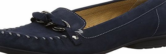Gabor Casa N, Womens Loafers, Dark Blue Nubuck, 8 UK