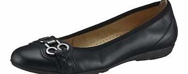 Gabor Pleated Ballerinas