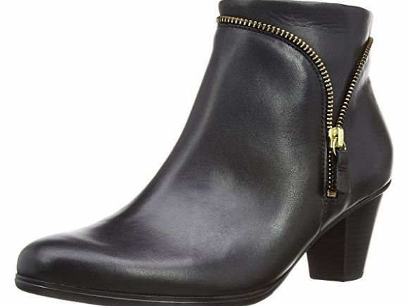Womens Onida Boots 95.614.47 Black Leather (Micro) 7 UK, 40 EU