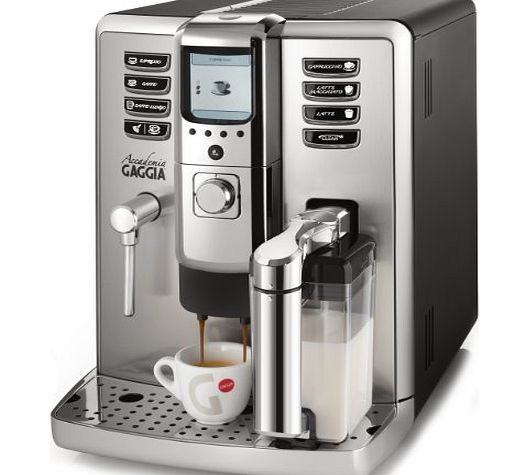 Accademia RI9702/04 Bean to Cup Espresso and Cappuccino Coffee Machine