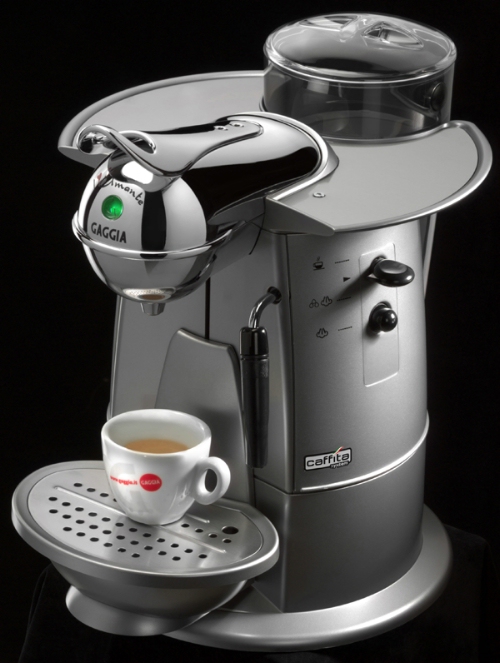 Land#39;Amante Silver Capsule System Coffee Machine