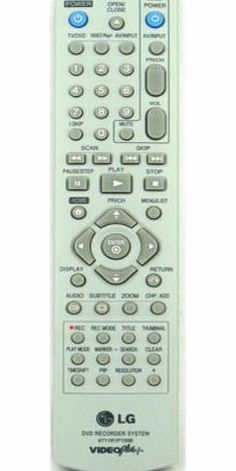 Gagi Spares LG 6711R1P109J DVD Recorder Genuine Remote Control