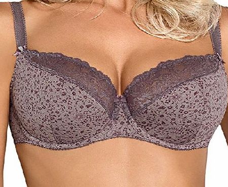 Gaia 468 Mary Semi-Padded Bra,Size 42B,Purple