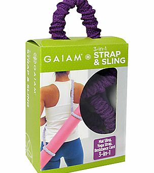 Gaiam 3 In 1 Yoga Strap and Sling