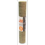Gaiam Jute Yoga Mat with 15-min DVD - Natural
