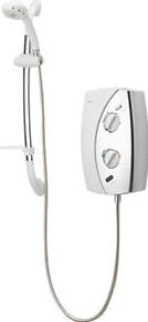 Gainsborough e50 Electric Shower White / Chrome