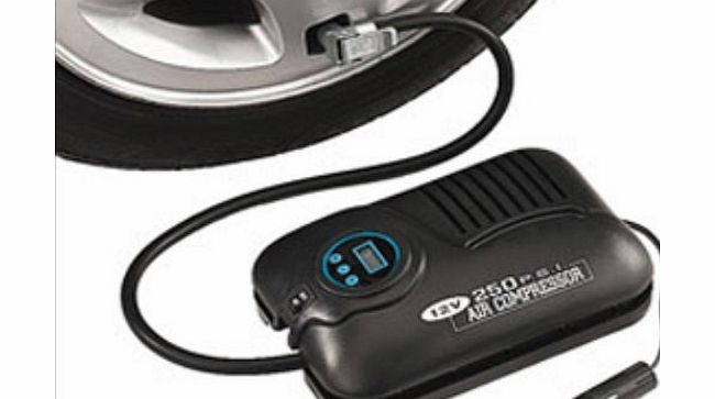 Galaxy Pro User 250PSI Car Tyre And Beach Items Digital Air Compressor